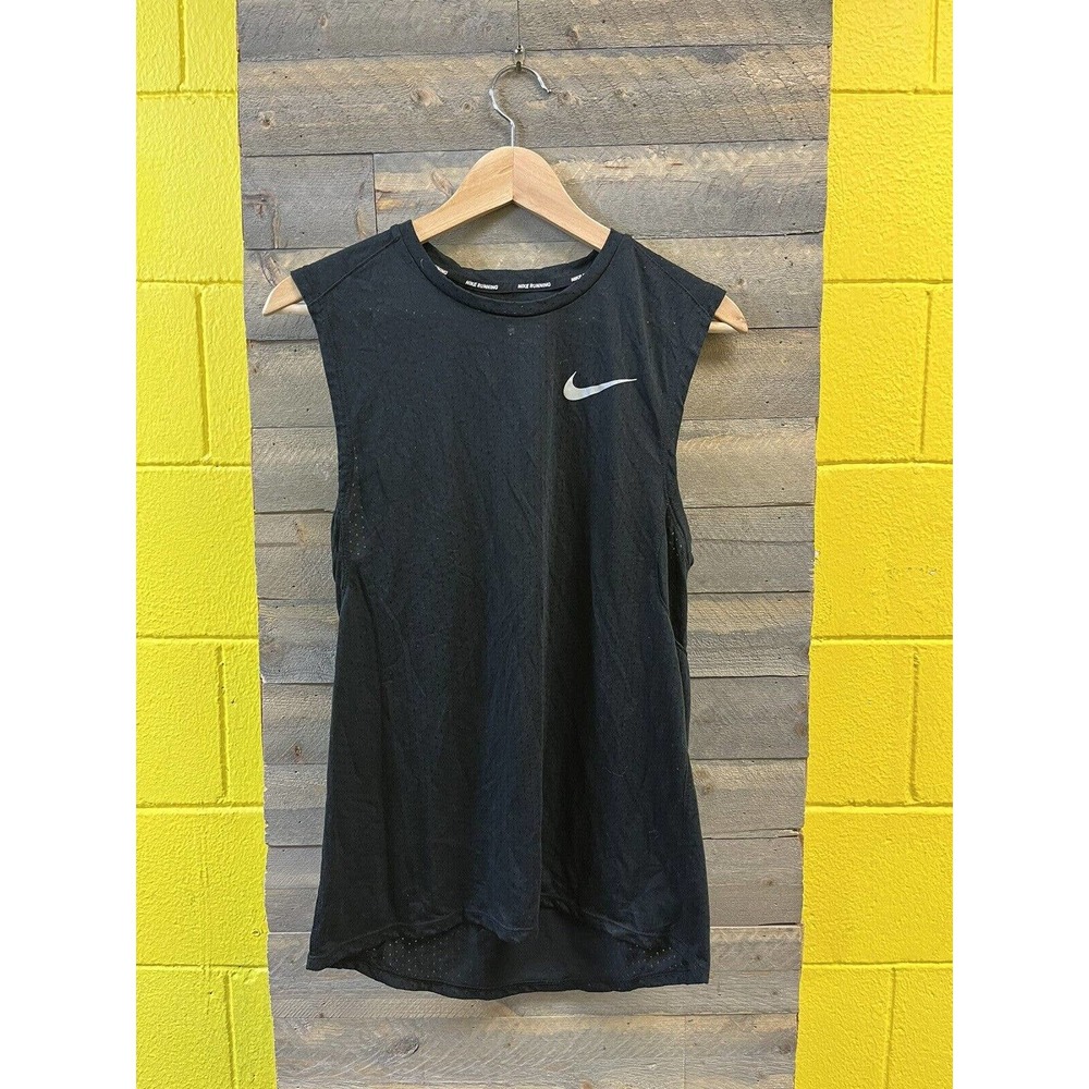Nike Tank Top Mens S Dri-Fit Athletic Training Gree Sleeveless Breathe Miller